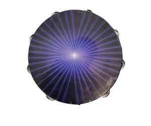 LVYUDS Pandereta de Doble Que Golpea A Mano, Material Didáctico de Pandereta Infantil de Infantes, Pandero de Manivela for Atraer La Atención de Los Niños(10 inch)