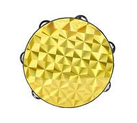 LVYUDS Pandereta de Mano Colorida, Doble, Acompañamiento for Fiesta de Adultos, Instrumento de Pandereta Profesional(Color:A)