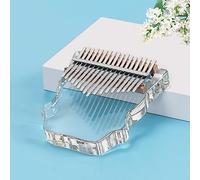 LVYUDS Piano De Pulgar Kalimba Transparente, Juego De Piano De Dedo Acrílico, Thumb Piano Con Forma De Animal De Cristal (Color : A)