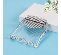 LVYUDS Piano De Pulgar Kalimba Transparente, Juego De Piano De Dedo Acrílico, Thumb Piano Con Forma De Animal De Cristal (Color : C)