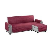 LVYUDS Siamesas Funda Sofa Lavables Aptas para Mascotas En Forma De L Cubre Sofa Antideslizantes Protector Cuatro Estaciones A Prueba De Polvo Ajustable para Visitas( Right 3+4(XL),Red)