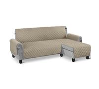 LVYUDS Siamesas Funda Sofa Lavables Aptas para Mascotas En Forma De L Cubre Sofa Antideslizantes Protector Cuatro Estaciones A Prueba De Polvo Ajustable para Visitas(Left 3+2(S),A)