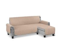 LVYUDS Siamesas Funda Sofa Lavables Aptas para Mascotas En Forma De L Cubre Sofa Antideslizantes Protector Cuatro Estaciones A Prueba De Polvo Ajustable para Visitas(Right 3+2(S),B)