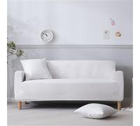 LVYUDS Todo Incluido Funda Sofa Texturizada Antideslizante Elástica Protector Lavables Poliéster Impermeables A Prueba De Polvo Cubre Sofa para Barandillas Esquinas(Blanco,S(90-140cm))