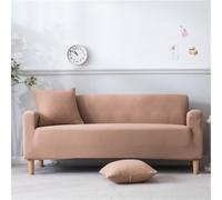 LVYUDS Todo Incluido Funda Sofa Texturizada Antideslizante Elástica Protector Lavables Poliéster Impermeables A Prueba De Polvo Cubre Sofa para Barandillas Esquinas(Khaki,XL(235-300cm))