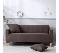 LVYUDS Todo Incluido Funda Sofa Texturizada Antideslizante Elástica Protector Lavables Poliéster Impermeables A Prueba De Polvo Cubre Sofa para Barandillas Esquinas(Coffee,Pillowcase(40 * 40cm))