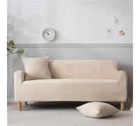 LVYUDS Todo Incluido Funda Sofa Texturizada Antideslizante Elástica Protector Lavables Poliéster Impermeables A Prueba De Polvo Cubre Sofa para Barandillas Esquinas(Amarillo,M(145-185cm))
