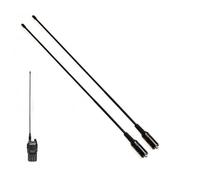 LVYXON Antena portátil portátil de doble banda de 144/430 MHz de doble banda para Baofeng UV5R UV-82 Band ANTENN negra 10W