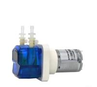 LVYXON Bomba peristáltica de 12 V CC, bomba dosificadora de bajo caudal, transferencia silenciosa de líquidos para riego de acuario de laboratorio, bonsái, bomba de manguera de plástico compacta