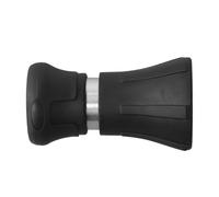 LVYXON Boquilla ajustable de alta presión para manguera de jardín, aleación de aluminio a prueba de fugas con agarre TPR, conector de 3/4 pulgadas para mangueras estándar, color negro