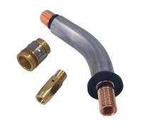 LVYXON Cortador de plasma MIG cuello de cisne con difusor para Miller M25, M-25, Millermatic 200 210 212 250 250X 251 252-45°, 200A-250A