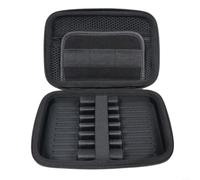 LVYXON Estuche organizador de EVA para dardos con correa de mano, 6 soportes para dardos, bolsillos de malla para ejes, vuelos, puntas, bolsa de almacenamiento compacta para punta de acero, punta