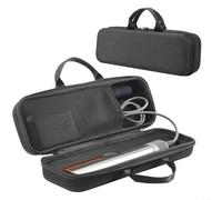 LVYXON Estuche rígido de viaje, a prueba de golpes, para Dyson Airstrait HT01, accesorios de alisador de pelo, bolsa de almacenamiento impermeable, Black