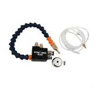 LVYXON Fresadora de torno CNC, unidad de pulverización de lubricación de refrigerante con base magnética de latón de metal PU, sistema de enfriamiento neumático ajustable para perforación, roscado