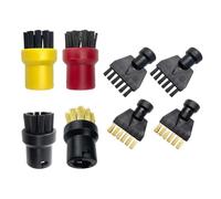 LVYXON Kärcher SC1 SC2 SC3 SC4 SC5 - Juego de 8 cepillos de nailon y 4 cepillos de alambre de cobre, para limpiadores de vapor de mano
