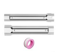 LVYXON Kit de llave de fontanería, llave de tubo ajustable de 23-27 mm y 34-40 mm, herramienta de reparación de grifo, llave de trinquete para instalación de drenaje de fregadero (23-27 y 34-40 mm)