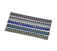 LVYXON Kit surtido de 100 piezas 0805 para LED SMD, 5 valores, rojo, blanco, verde, azul, amarillo, para Arduino para Raspberry Pi, proyectos electrónicos PCB