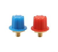 LVYXON M8 para terminales de batería, conectores negativos positivos, adaptadores de poste superior de latón para coche, barco, caravana, camión, 250 A, resistente con cubiertas