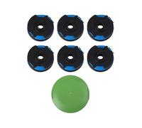 LVYXON Paquete de 6 carretes de recortadora 29242/29082 con 1 tapa 3410468, 27 pies y 1,65 mm, repuesto de línea de nailon para modelos Greenworks 21212 y 21272