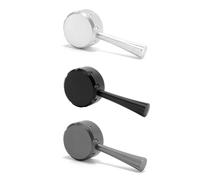 LVYXON Pomo de agua caliente de repuesto para máquinas de café Breville 878 870, mango de aleación de aluminio en plateado, negro, gris