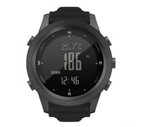 LVYXON Reloj deportivo táctico para hombre North Edge AP46 con un diseño resistente al agua para aventureros, Como se muestra en la imagen, Ap46 Black nylon