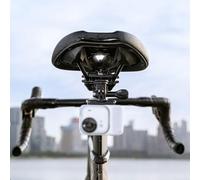 LVYXON Soporte de asiento de bicicleta de metal para cámaras de acción, para DJI Action 6, Insta360, Go Pro, accesorio de montaje negro, 9 x 7,6 x 4 cm