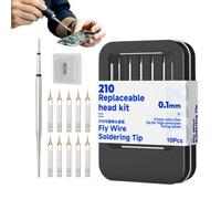 LW-210F C210 Precision Soldering Iron Tip Set - Replaceable Welding | High-Precision C210 Compatible Replacement Tips, Professional -Welding Repair Heads, Ideal For Smartphone High-Precision C,