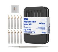 LW-210F C210 Precision Soldering Iron Tip Set - Replaceable Welding | High-Precision C210 Compatible Replacement Tips, Professional -Welding Repair Heads, Ideal For Smartphone High-Precision C,