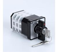 LW12-16YS2/3 con perilla de llave ON-Off-ON Circuito de control de tres etapas 690 V 16 A Fuente de alimentación Interruptor de leva de conversión rotatorio principal