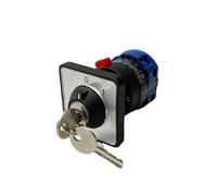 LW26-20/1 Interruptor de leva giratorio de 2 posiciones, con un solo orificio y llave de bloqueo, universal, 220 V, opción de corte y arranque