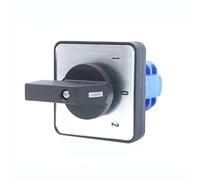 LW26-20 440V 20A Interruptor de transferencia de 3 posiciones Rotación del motor hacia adelante y atrás 1-5 pisos Tablero de distribución 1-0-2 1 piezas (LW26-20-5)