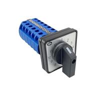 LW26-20/6 Rotary Cam Switch 20A Twelve-Gear 12 Positions Six-Section 6 Poles Single-Wire Power Circuit Selector Silver (1-12 Position) Controls Switches