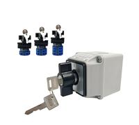 LW26-20MS Key cam Switch with Protective Box, Three Position YMW26-20A(3P 12Terminals)