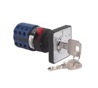 LW26-20YS5/3 - Interruptor de Leva Giratorio Universal de 20 A con Motor de conmutación de Doble Potencia y Llave de Bloqueo de 22,3 mm for instalación de un Solo Orificio