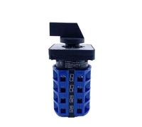 LW26-25 0-7/4 1-8/4 Eight Position Single Line 8-Group Power Voltage Signal Switching 25A Rotary Cam Switch(1-8)