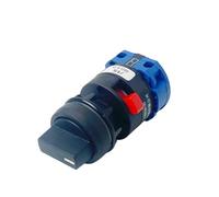 LW26 YMW26-20/1S Mouting Hole 22mm Two/Three Position Control Power Silver 20A One Pole Rotary Cam Switch(102) Controls Switches
