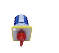 LW5-40A interruptor de leva cambio Manual eléctrico tres posiciones 40A 500V perilla giratoria conmutador rotativo LW5D(1P 4Terminals)