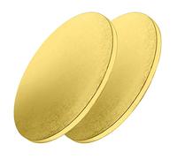 LWAIX Cake Board 12mm Base Redonda de Cartón Tableros Redondos para Tartas 30cm Juego de 2 Bases Carton para Tartas para Bodas Fiestas de Cumpleaños Decoración de Pasteles(oro)