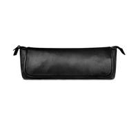 Lwaviwer Bolsa de viaje para herramientas para el cabello, plancha rizadora, 2 en 1, bolsa de almacenamiento para herramientas calientes, color negro