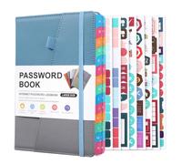 Lwaviwer Libro de ContraseñAs con PestañAs AlfabéTicas para Personas Mayores, Cuaderno de ContraseñAs para el de SesióN de Direcciones de Sitios Web de Internet en Detalle,B