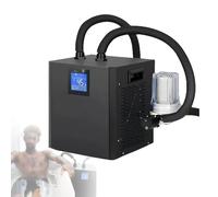LwiftGal Enfriador De Agua FríA para BañEras De InmersióN,Enfriador De BañO De Hielo con Bomba De Filtro Externa,Manguera Aislada, Control Remoto,para RecuperacióN En Casa Y Terapia Doublewaterpumps