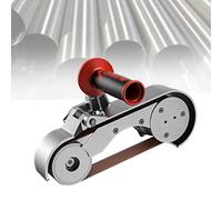 LwiftGal Lijadora Pulidora De Tubos, Lijadora De Banda con 6 Velocidades Variables, Lijadora De Banda Profesional, para BruñIdo, Acabado Y EliminacióN De óXido 2-wheelworkinghead