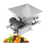 LwiftGal Molinillo De Fruta EléCtrico,Triturador De Uvas,Tolva De 4 litros,Triturador Y Molinillo De Sidra De Acero Inoxidable,Rendimiento De 20 Kg/Hora,Apto para Pan,AzúCar Moreno Y Verduras