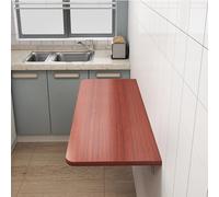 LWJSOCP Escritorio Plegable Que Ahorra Espacio, Mesa de Pared para cocinas y Bares, Ideal para Manualidades y Costura, Acabado en Teca Hecho a Mano, diseño Compacto de 120 x 30 cm.