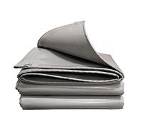 LWJSOCP Lona, Lona Impermeable Multiusos, Lona Resistente, Lona Resistente con Ojales Reforzados, Lona de Primera Calidad de 600 Gramos/Metro Cuadrado, PVC FA