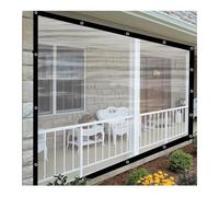 LWJSOCP Lona Transparente para Ventanas, Aislante y película plástica Impermeable para Flores y Plantas (Color: Transparente, tamaño: 2,5 x 2,5 m)