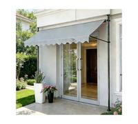 LWJSOCP Persianas retráctiles para Patio - Instalación Ajustable sin taladrar, Gris Claro, 100 cm (39,4 Pulgadas) Puertas y Ventanas, Resistentes a la Intemperie, para Exteriores.