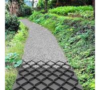 LWJSOCP Rejilla estabilizadora de Grava de 5,1 cm para Caminos de Grava - Soporte de Suelo para Patios y aceras, de 0,9 m a 9,1 m, Compatible con adoquines permeables, Sistema ogrid