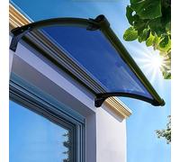 LWJSOCP Toldo de policarbonato con Soporte de Aluminio para Puertas - Resistente a la Intemperie, Protege del Sol, la Lluvia y la Nieve en Ventanas, porches, Patios, techos y Jardines - To