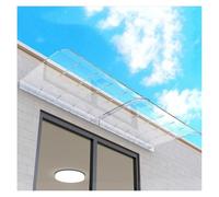 LWJSOCP Toldo Invisible para Puerta Principal - Cubierta Exterior para Proteger del Sol, la Nieve y la Lluvia - Toldo para Ventana de jardín o Patio (35x90cm / 14x35in)